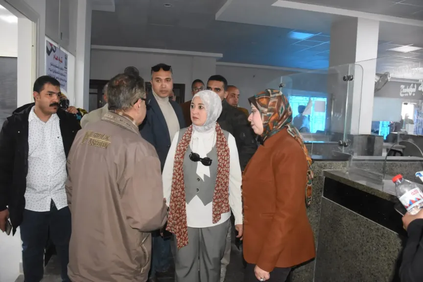نائب محافظ الإسكندرية تتفقد السوق الحضاري بقرية بهيج ومجمع الخدمات التكنولوجيه ببرج العرب