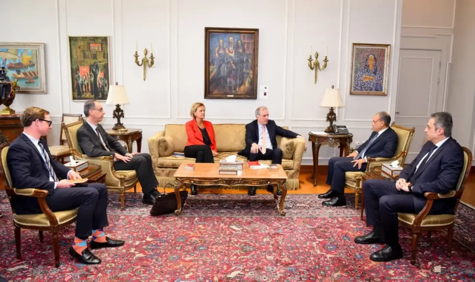 وزير الخارجية يبحث مع الممثل الأوروبي الخاص لعملية السلام تطورات الأوضاع في الأراضي الفلسطينية والشرق الأوسط