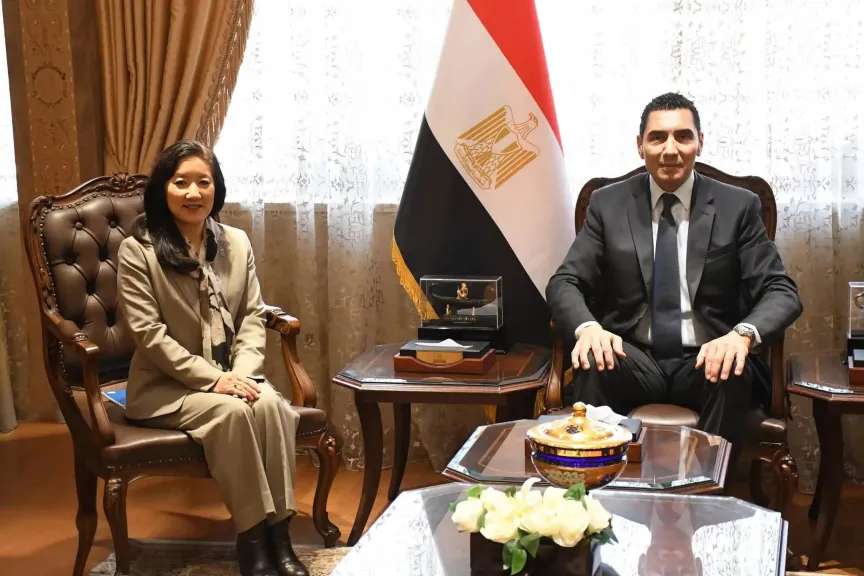 وزير الشباب والرياضة يبحث مع الممثل المقيم لبرنامج الأمم المتحدة الإنمائي (UNDP) سبل تعميق التعاون المشترك