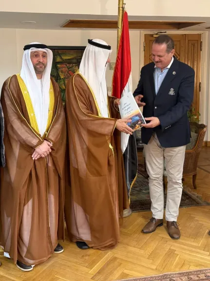 الأعلى للثقافة يستقبل وفد دائرة الثقافة بالشارقة لتنسيق فعاليات ملتقى الشارقة للتكريم الثقافي