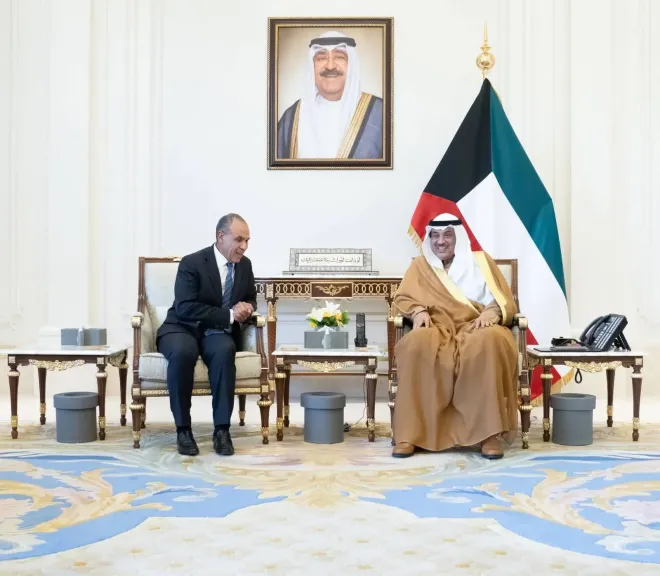 وزير الخارجية يلتقي مع سمو الشيخ صباح خالد الحمد المبارك الصباح ولي عهد دولة الكويت الشقيقة