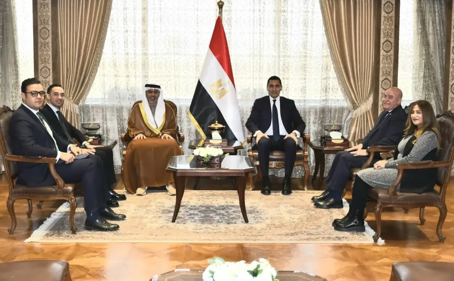 وزير الشباب يبحث تعزيز التعاون مع سفير دولة الإمارات في المجالين الشبابي والرياضي