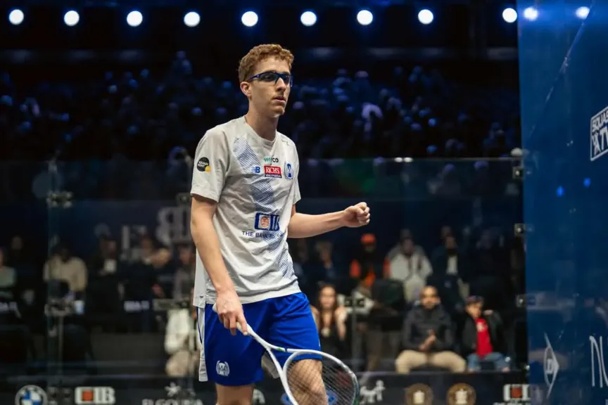 محمد زكريا يتأهل لنهائي بطولة الجونة الدولية للإسكواش