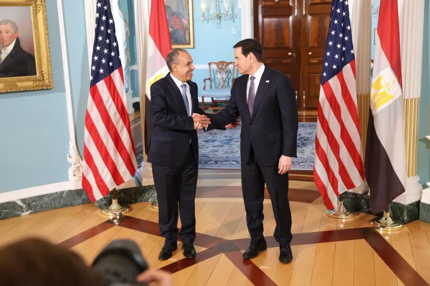 وزير الخارجية يلتقي نظيره الأمريكي.. ما تفاصيل المباحثات؟