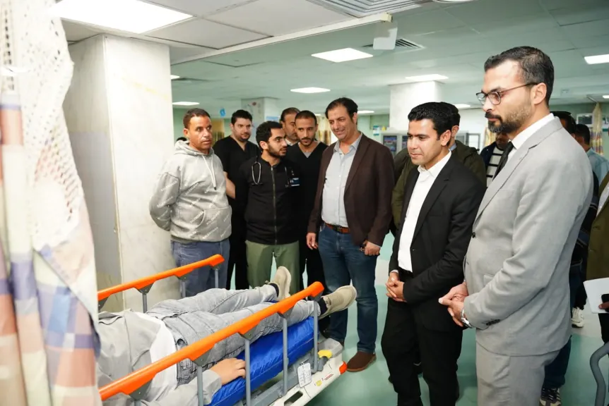 جولة ميدانية لنائب محافظ مطروح بمدينتي الحمام والعلمين ومستشفى رأس الحكمة