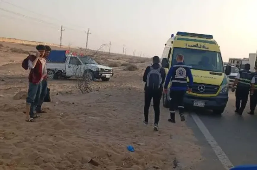 إصابة 11 شخصا في حادث بطريق بلبيس - السلام في الشرقية
