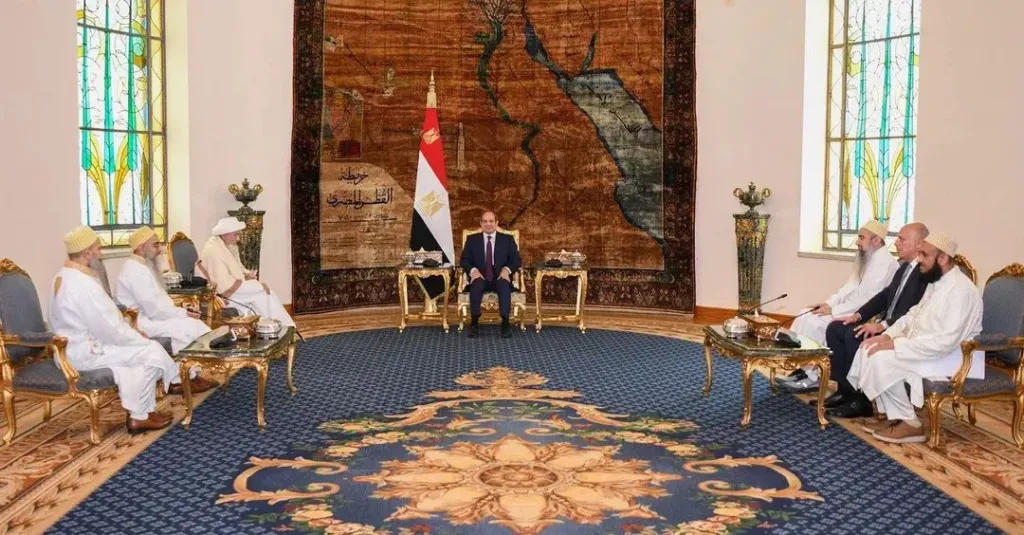 الرئيس السيسي يستقبل سلطان طائفة البهرة