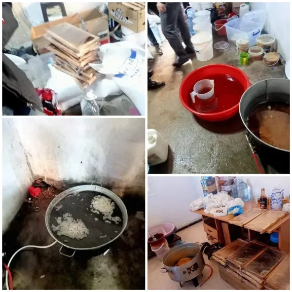 مداهمة مصنع غير مرخص بالدقهلية.. ضبط 15 طن معسل فاسد ومجهول المصدر