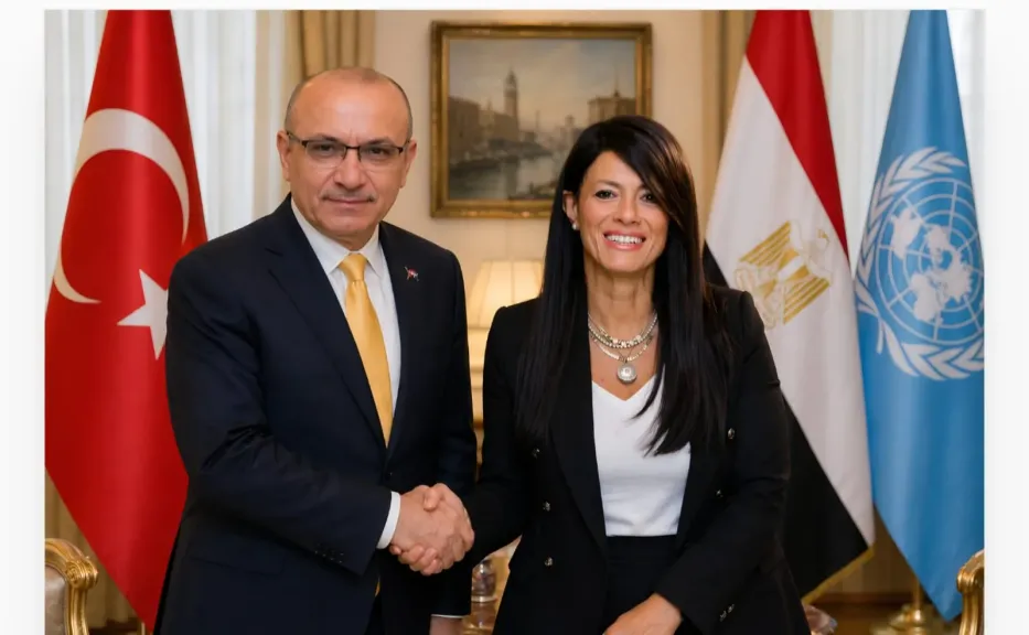 سفير تركيا بالقاهرة يهنئ رانيا المشاط بتعيينها وكيلةً للأمين العام للأمم المتحدة