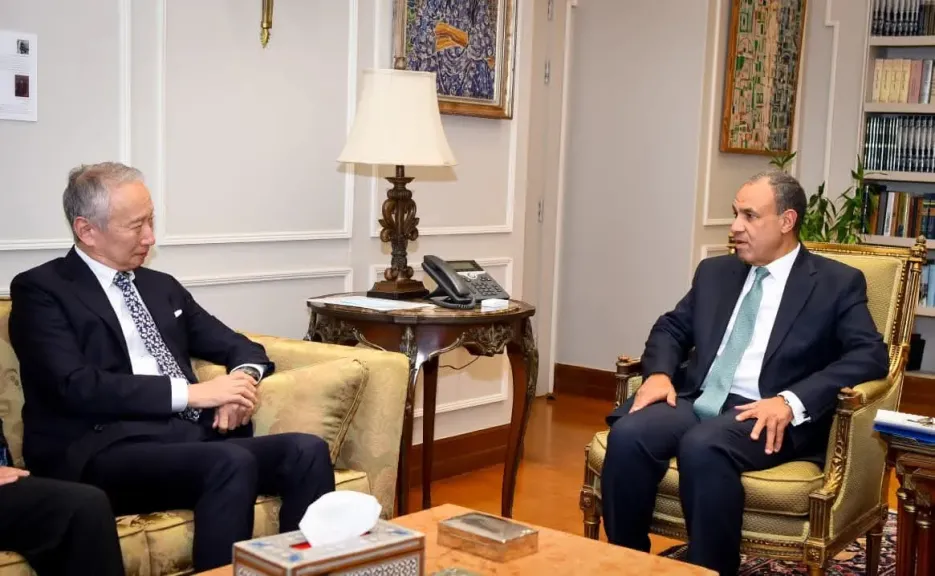 وزير الخارجية يلتقي المبعوث الياباني لملف إعادة بناء ومساعدات غزة