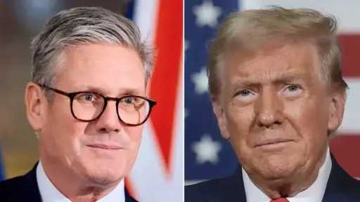 ستارمر يبحث مع ترامب الحاجة المُلحة لاستئناف حركة الملاحة في مضيق هرمز