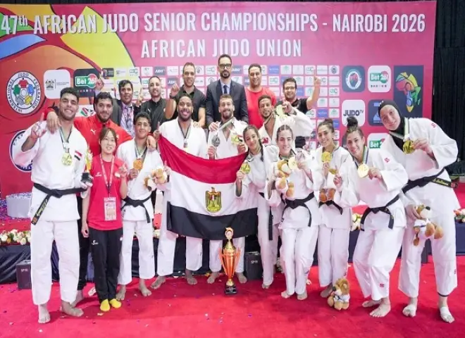 وزير الرياضة يهنئ منتخب مصر بتصدره بطولة أفريقيا للجودو