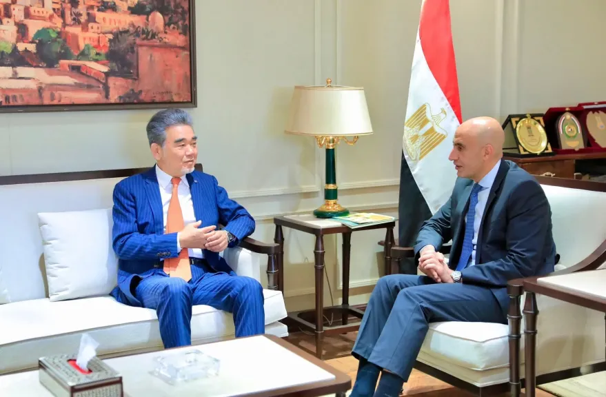 وزير التربية والتعليم يستقبل رئيس جامعة هيروشيما لبحث آليات تعزيز التعاون