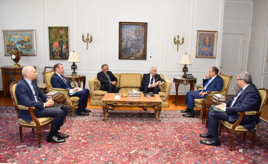 وزير الخارجية يستقبل مسئولي غرفة التجارة الأمريكية في القاهرة