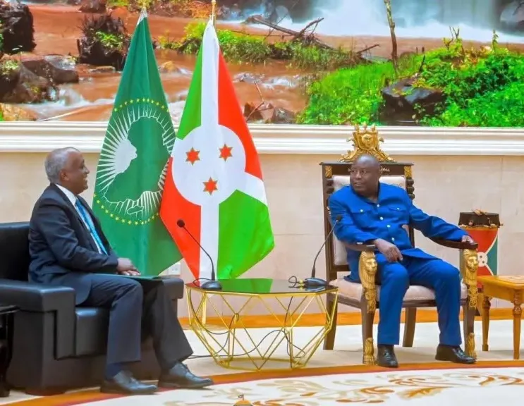 نائب وزير الخارجية للشئون الأفريقية يلتقي الرئيس البوروندي