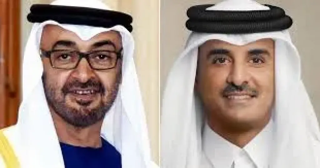 اتصال هاتفي بين أمير قطر ورئيس الإمارات بعد تجدد الاعتداءات الإيرانية
