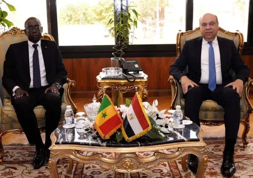 وزير الطيران المدني يستقبل سفير السنغال لبحث آفاق التعاون المشترك بين الجانبين