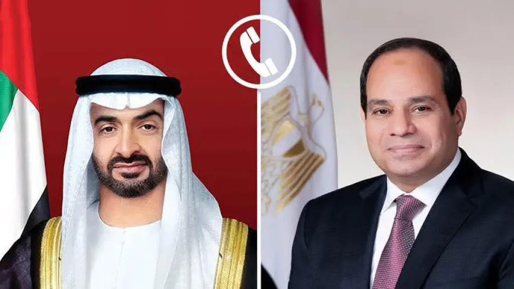الرئيس السيسي يؤكد تضامن مصر مع الإمارات في مواجهة العدوان الإيراني