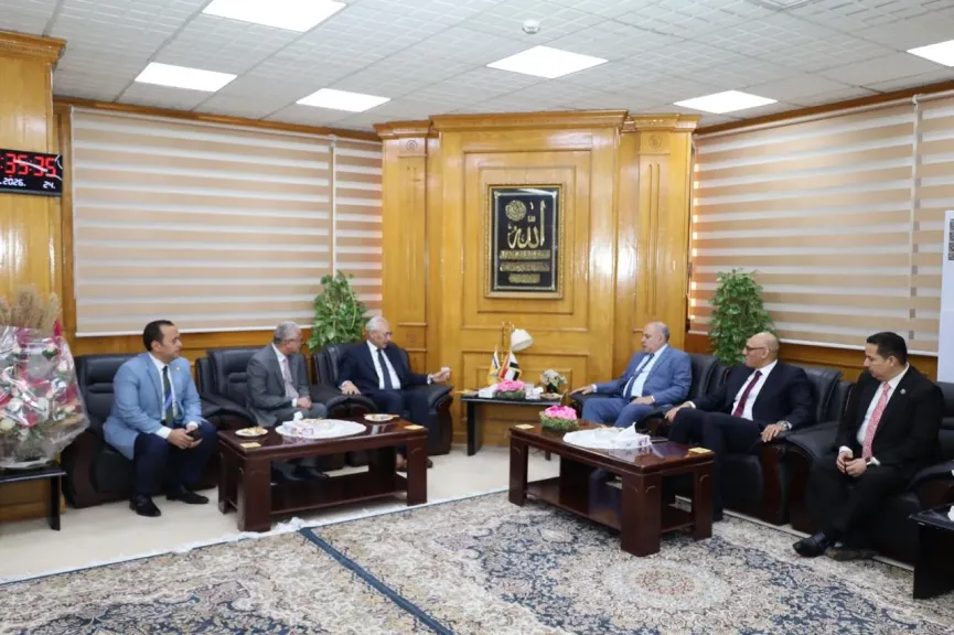 رئيس جامعة المنيا يستقبل الدكتور حسن سلامة في ندوة توعوية حول المشهد الإقليمي الراهن
