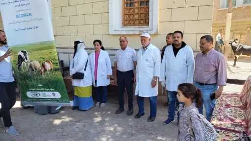 الزراعة: فحص وعلاج 1862 رأس ماشية وتقديم خدمات بيطرية مجانية لصغار المربين في قرى أسيوط