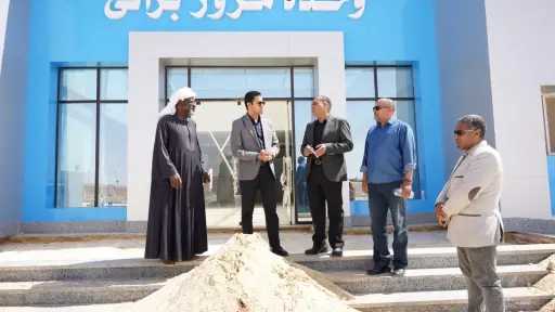 نائب محافظ مطروح يتابع مشروع إنشاء وحدة مرور براني الجديدة ويتفقد مستشفى براني ويلتقي رؤساء القرى