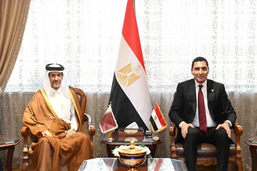 وزير الشباب والرياضة يستقبل سفير دولة قطر بالقاهرة لبحث فتح آفاق جديدة للتعاون المشترك