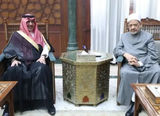 الإمام الأكبر يستقبل السفير السعودي بالقاهرة ويؤكد تقدير الأزهر لجهود المملكة في خدمة الحجاج