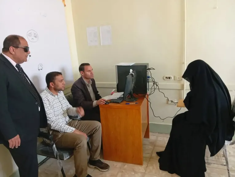 الانتهاء من الامتحانات الشفهية الموثقة إلكترونيا بكلية البنات الأزهرية في مطروح