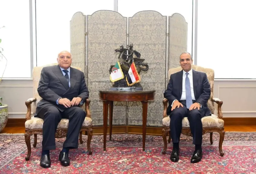 وزير الخارجية يستقبل وزير الشئون الخارجية الجزائري بالقاهرة ويبحثان تعزيز العلاقات الثنائية والتطورات الإقليمية