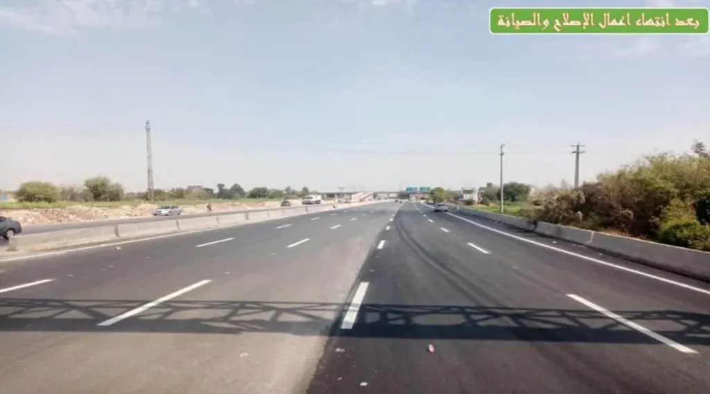الطرق والكباري: إعادة فتح كوبري بنها على النيل باتجاه (القاهرة / الإسكندرية) بعد انتهاء صيانته
