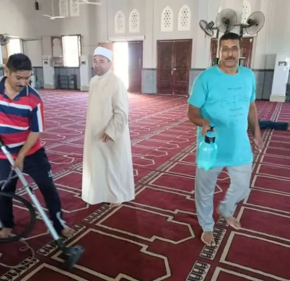 أوقاف جنوب سيناء تستعد لعيد الأضحى بـ8 ساحات للصلاة وحملات نظافة وتعقيم للمساجد