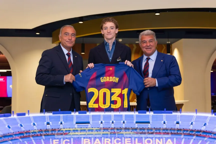 رسميا.. برشلونةيعلن التعاقد مع أنتوني جورودن