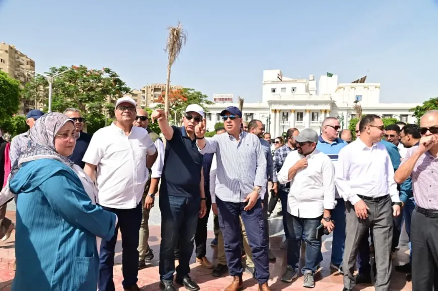 د. سويلم يتفقد مشروعات الوزارة بمحافظة المنيا ويتابع  تطهير نهر النيل وترعة الإبراهيمية