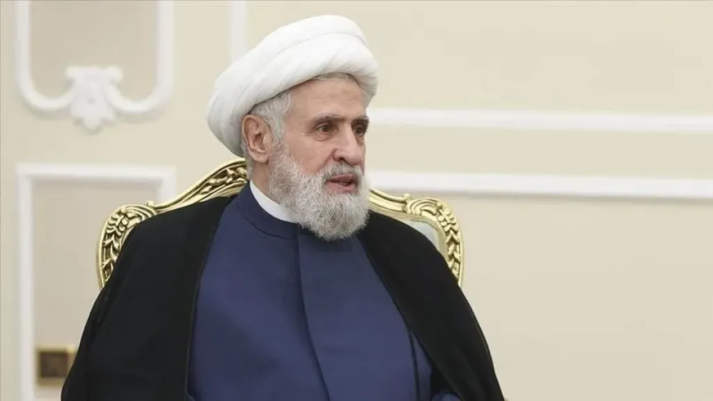نعيم قاسم يرفض نتائج المفاوضات المباشرة بين لبنان وإسرائيل
