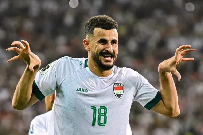 بعد احتجازه 7 ساعات.. أمريكا تُفرج عن نجم العراق قبل كأس العالم