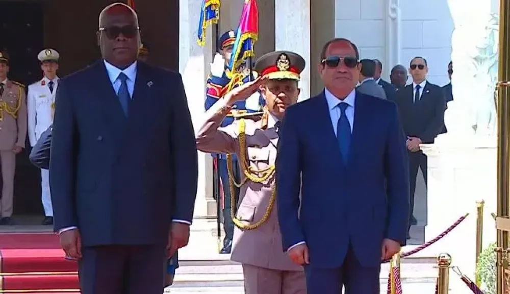 السيسي يستقبل رئيس الكونغو الديمقراطية في قصر الاتحادية لبحث تعزيز التعاون والقضايا الإقليمية