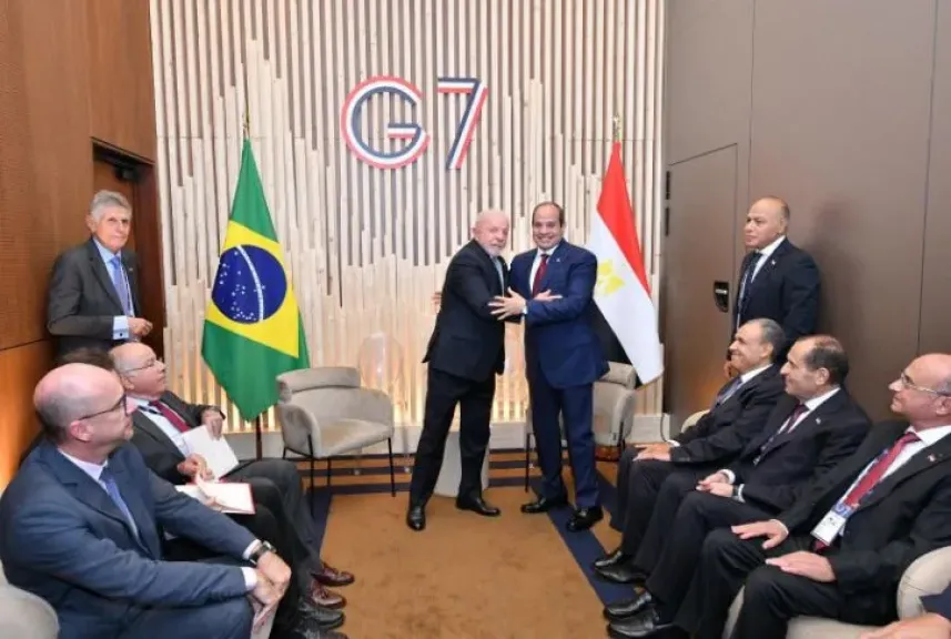 الرئيس السيسي أمام قمة السبع: حوكمة الذكاء الاصطناعي ضرورة لضمان نشر آمن وعادل للتكنولوجيا وتعظيم فوائدها