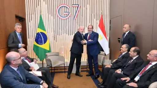 الرئيس السيسي أمام قمة السبع: حوكمة الذكاء الاصطناعي ضرورة لضمان نشر آمن وعادل للتكنولوجيا وتعظيم فوائدها