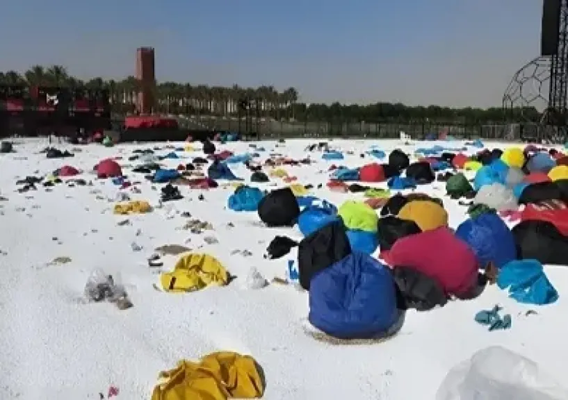 بسبب الشمس.. إغلاق منطقة المشجعين في العاصمة الجديدة خلال مباراة مصر وإيران