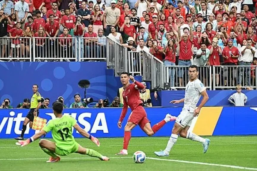 رقم استثنائي خلال مباراة البرتغال وأوزبكستان في كأس العالم