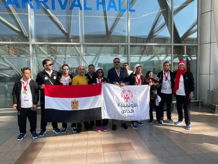 وزيرة التضامن تهنئ أبطال بعثة الأولمبياد الخاص المصري بعد تحقيق 8 ميداليات في الألعاب الإقليمية العاشرة بسوسة التونسية