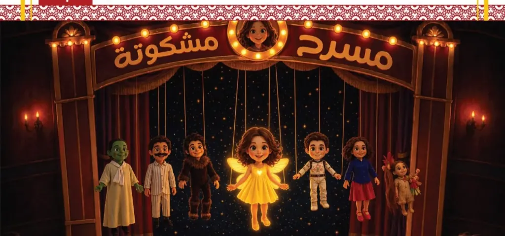 مسرح مشكوتة يطلق عرض مسرح العرائس الخشبي “أبطال النور”