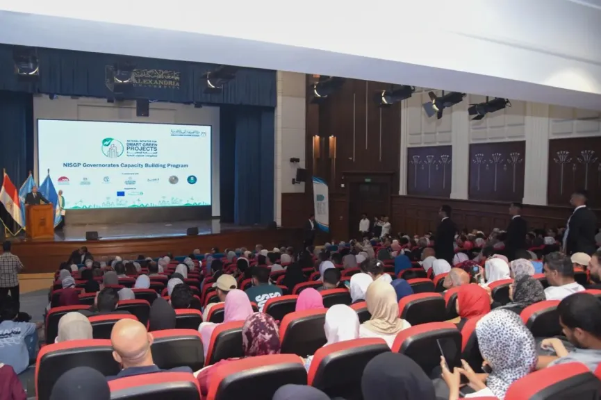 رئيس جامعة الإسكندرية والسفير بدر ونائبة محافظ الإسكندرية يشهدون ندوة المبادرة الوطنية للمشروعات الخضراء الذكية