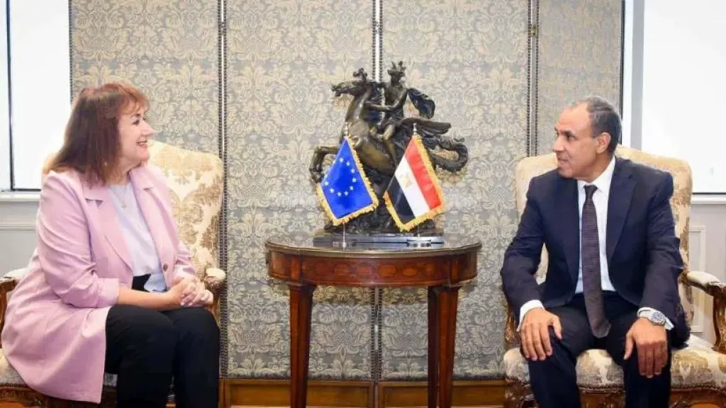وزير الخارجية يبحث مع المفوضة الأوروبية للمتوسط تبني رؤية استراتيجية طويلة الأجل لملف الهجرة