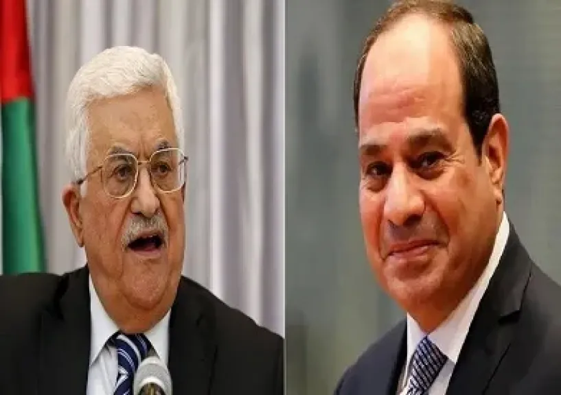 الرئيس الفلسطيني يهنئ الرئيس السيسي بمناسبة افتتاح مقر القيادة الاستراتيجية للدولة المصرية