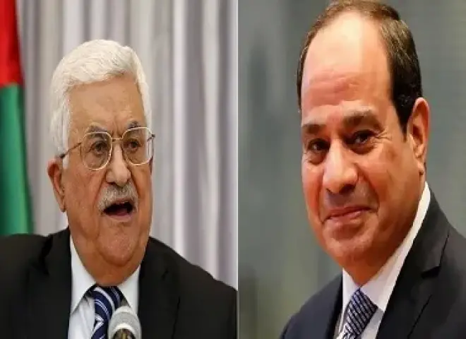 الرئيس الفلسطيني يهنئ الرئيس السيسي بمناسبة افتتاح مقر القيادة الاستراتيجية للدولة المصرية