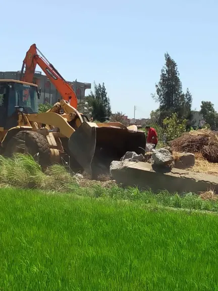 محافظ كفرالشيخ: إزالة 4 حالات تعد بالحامول وحملات مكثفة لاسترداد أراضي الدولة