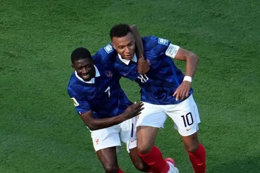 مبابي وديمبيلي يقودان هجوم فرنسا أمام المغرب في ربع نهائي كأس العالم