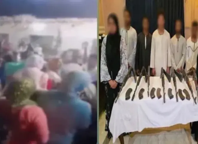 ضبط 7 بنادق آلية بحوزة 5 أشخاص وسيدتين بعد تداول فيديو حفل زفاف مسلح في قنا