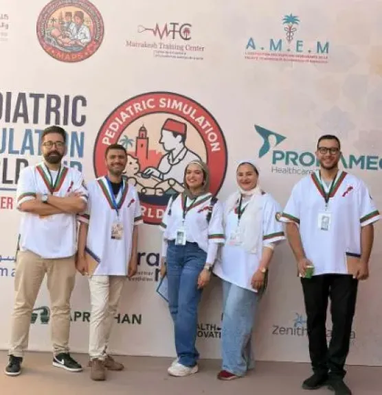الفريق الطبي للحالات الحرجة بمستشفيات عين شمس يحصد المركز الثاني عالميا في بطولة محاكاة طب الأطفال
